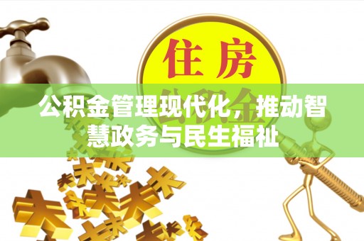 泰安公积金管理现代化，推动智慧政务与民生福祉