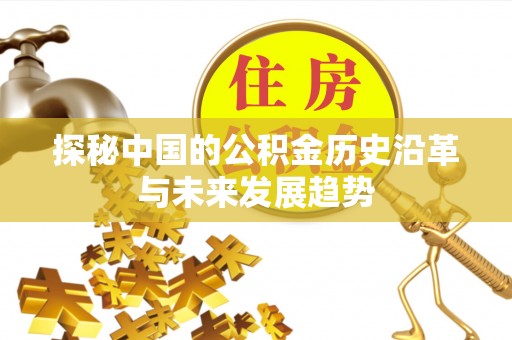 泰安探秘中国的公积金历史沿革与未来发展趋势