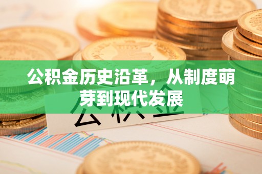 泰安公积金历史沿革，从制度萌芽到现代发展