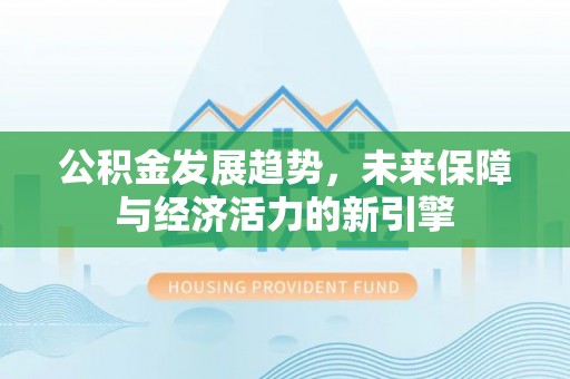 泰安公积金发展趋势，未来保障与经济活力的新引擎