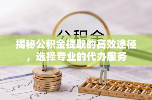泰安揭秘公积金提取的高效途径，选择专业的代办服务
