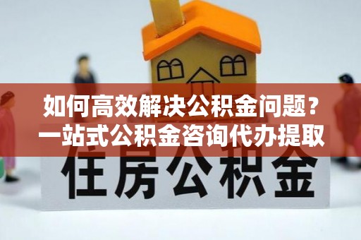 泰安如何高效解决公积金问题？一站式公积金咨询代办提取服务全解析