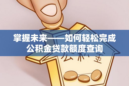 泰安掌握未来——如何轻松完成公积金贷款额度查询